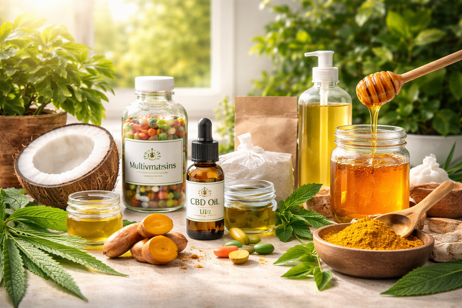 Produits naturels et bien-être à la maison