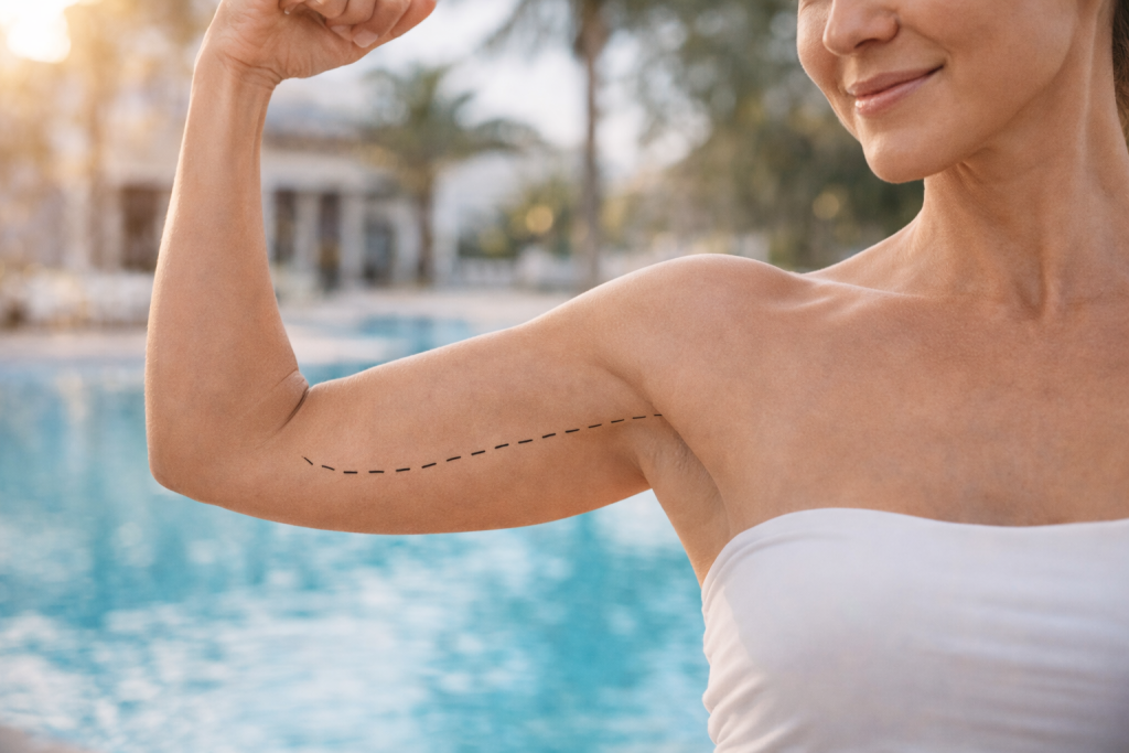 Rééducation après lifting des bras