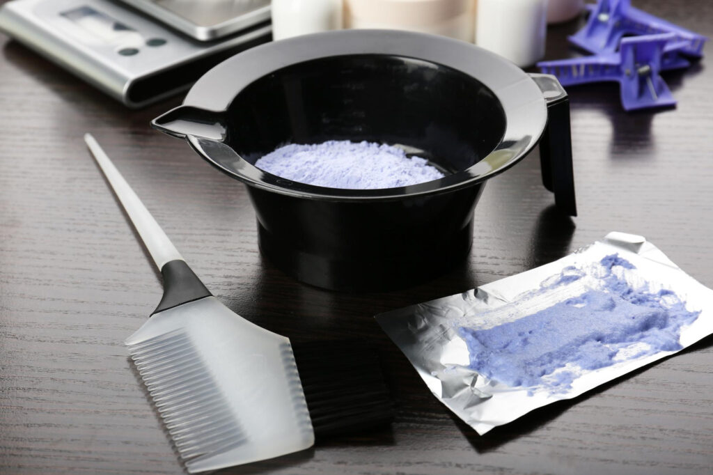 Un bon dosage de poudre décolorante