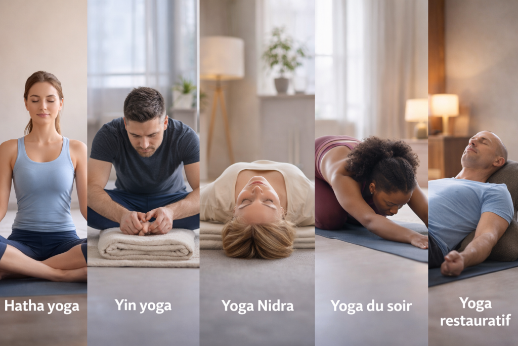 5 positions yoga contre le stress