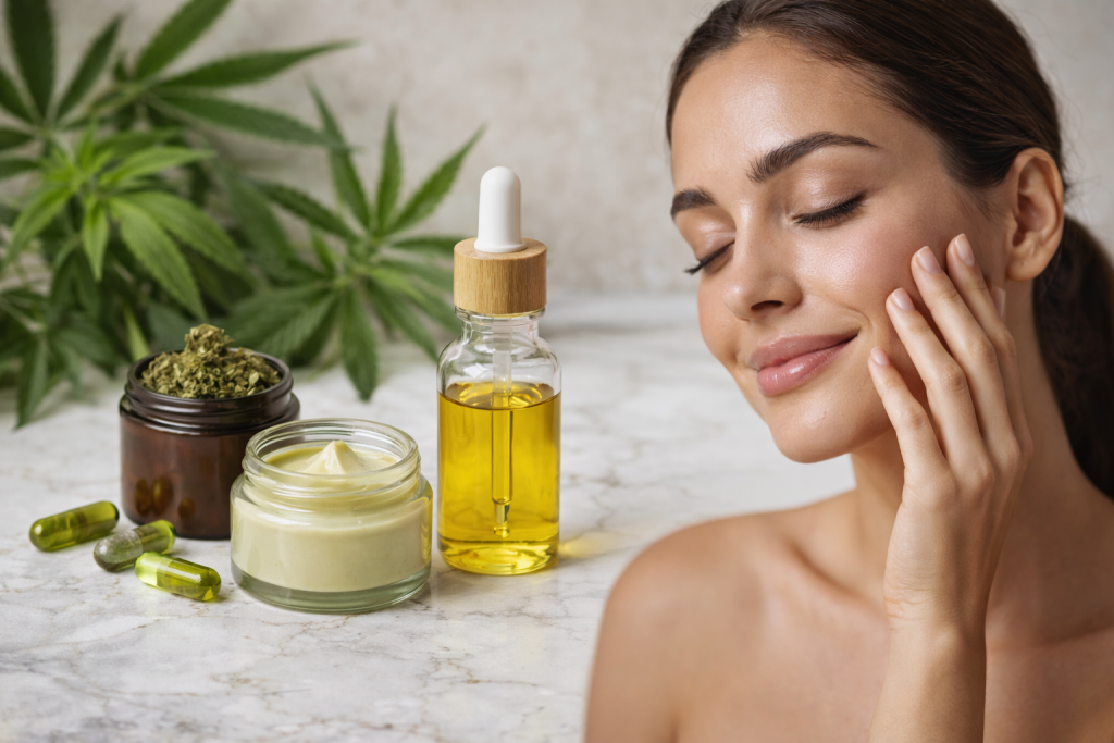 Optez pour des produits à base de CBD pour une peau éclatante

Le CBD, que ce soit sous forme d’huile, de résine ou encore de capsule, est produit à partir de chanvre, une plante qui est plus connue sous son nom latin, le « Cannabis ». Pour être cultivée en France, cette plante doit contenir moins de 0,3 % de THC ou tétrahydrocannabinol, le composé organique responsable des effets psychotropes de la plante (1).

Sur le plan cosmétique, les produits à base de CBD sont utilisés pour quelques bienfaits apparents. Le CBD, ou cannabidiol, est une substance riche en acides gras et en vitamines. Cette présence octroie au composé organique naturel la capacité de lisser la peau et de renforcer l’épiderme. Les capsules de CBD permettent aussi de traiter les problèmes de la peau tels que l’acné, l’eczéma ainsi que les inflammations cutanées. L’antioxydant présent dans ces capsules va capter les radicaux libres responsables du vieillissement et de la détérioration cellulaire, ce qui va entraîner un rajeunissement de la peau.