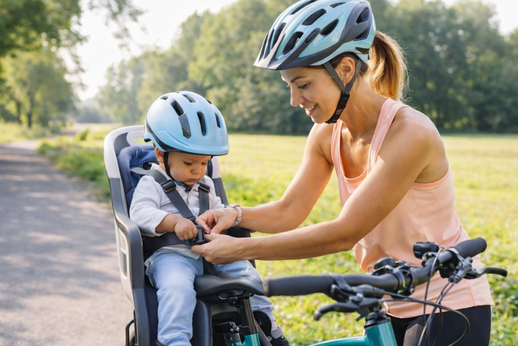 Siège enfant  comment l’installer sur un vélo 