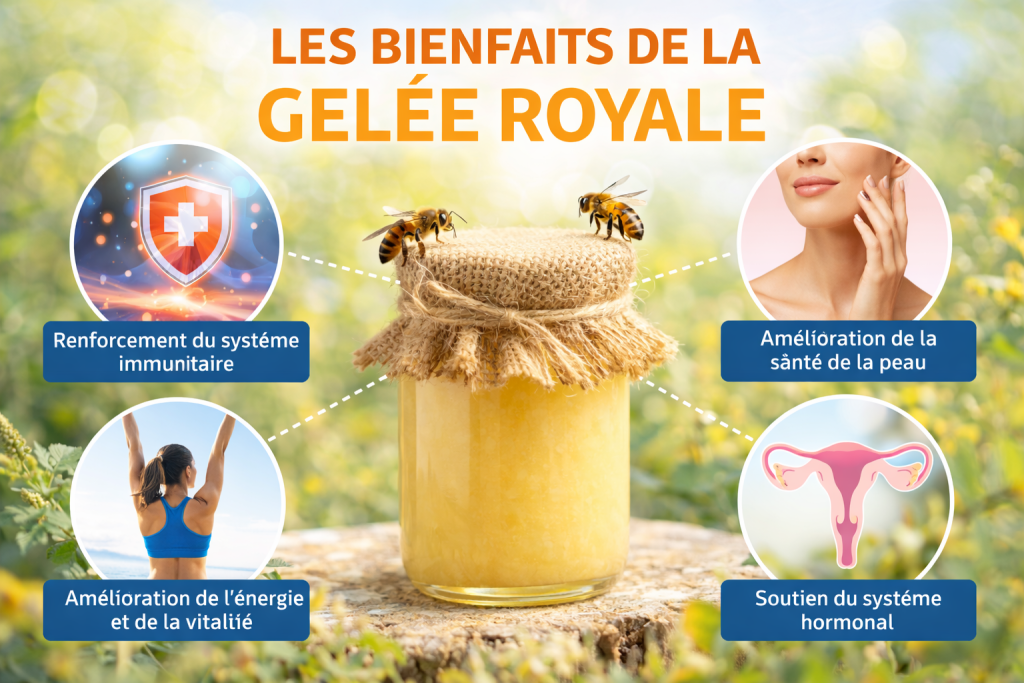 Bienfaits de la gelée royale
