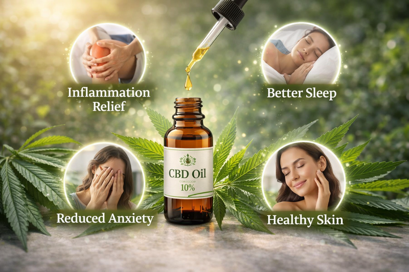 Bienfaits de l'huile de CBD