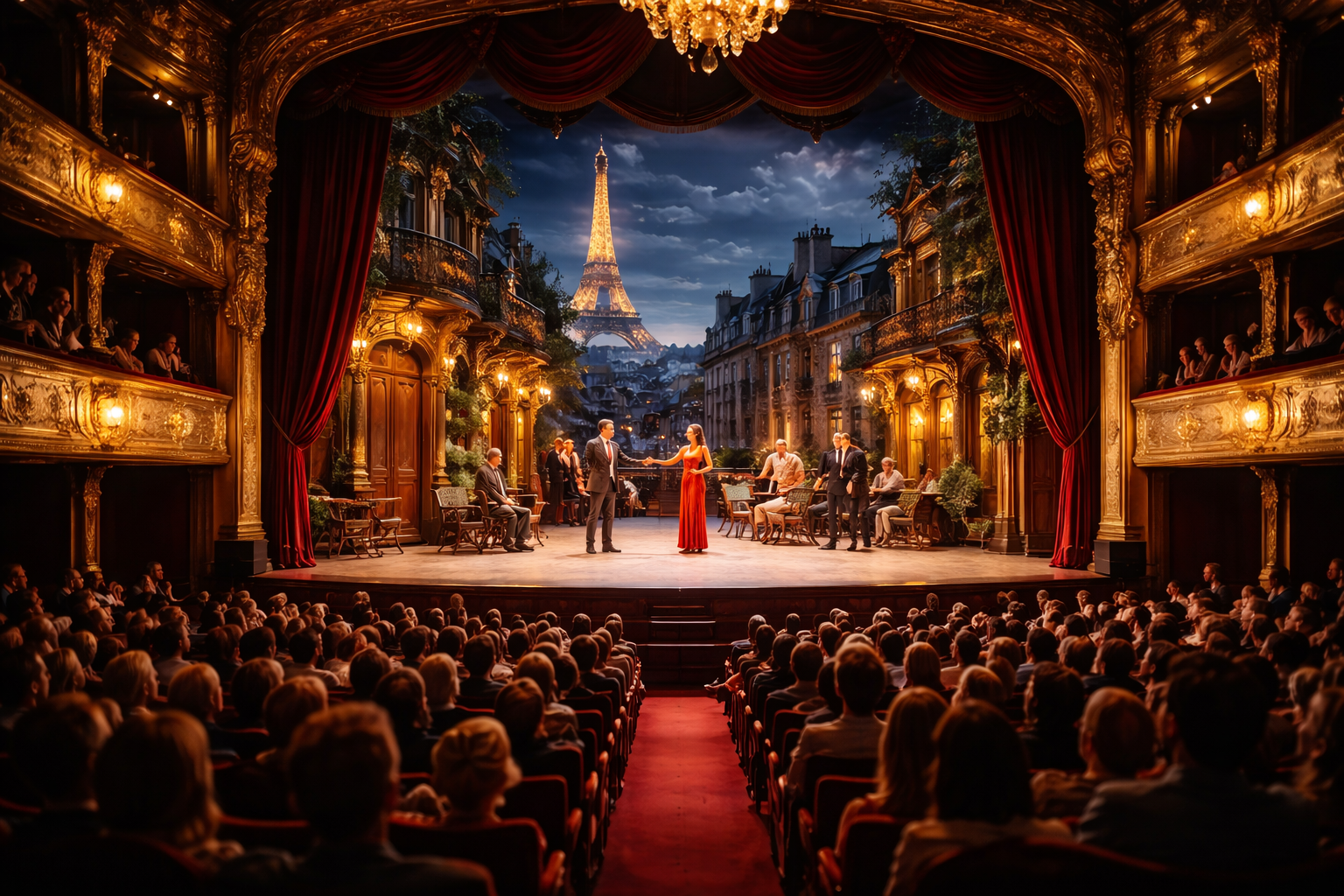 Pièce de théatre à Paris