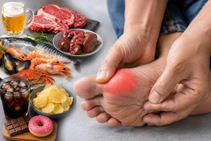 Aliments à éviter pour la goutte