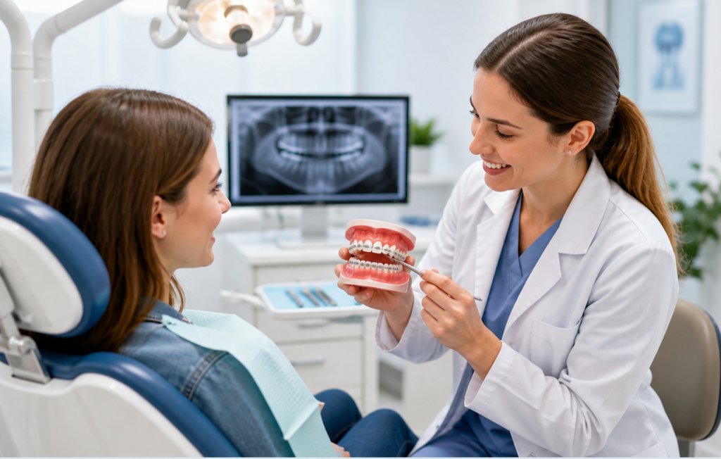 différents appareils dentaires et traitements orthodontiques