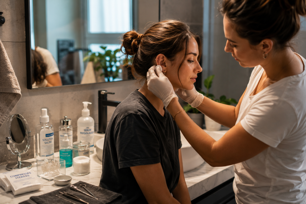 Comment désinfecter un piercing