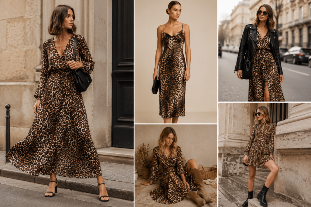 4 OOTD d'une robe léopard