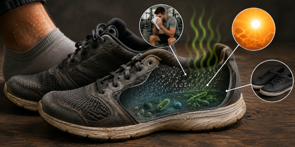 enlever la mauvaise odeur des chaussures