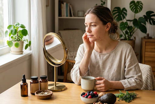 Acné hormonale solution naturelle